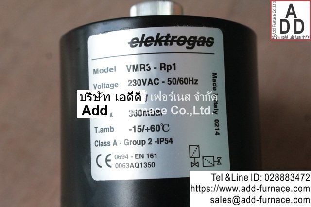 Elektrogas Model VMR3-RP1(4)